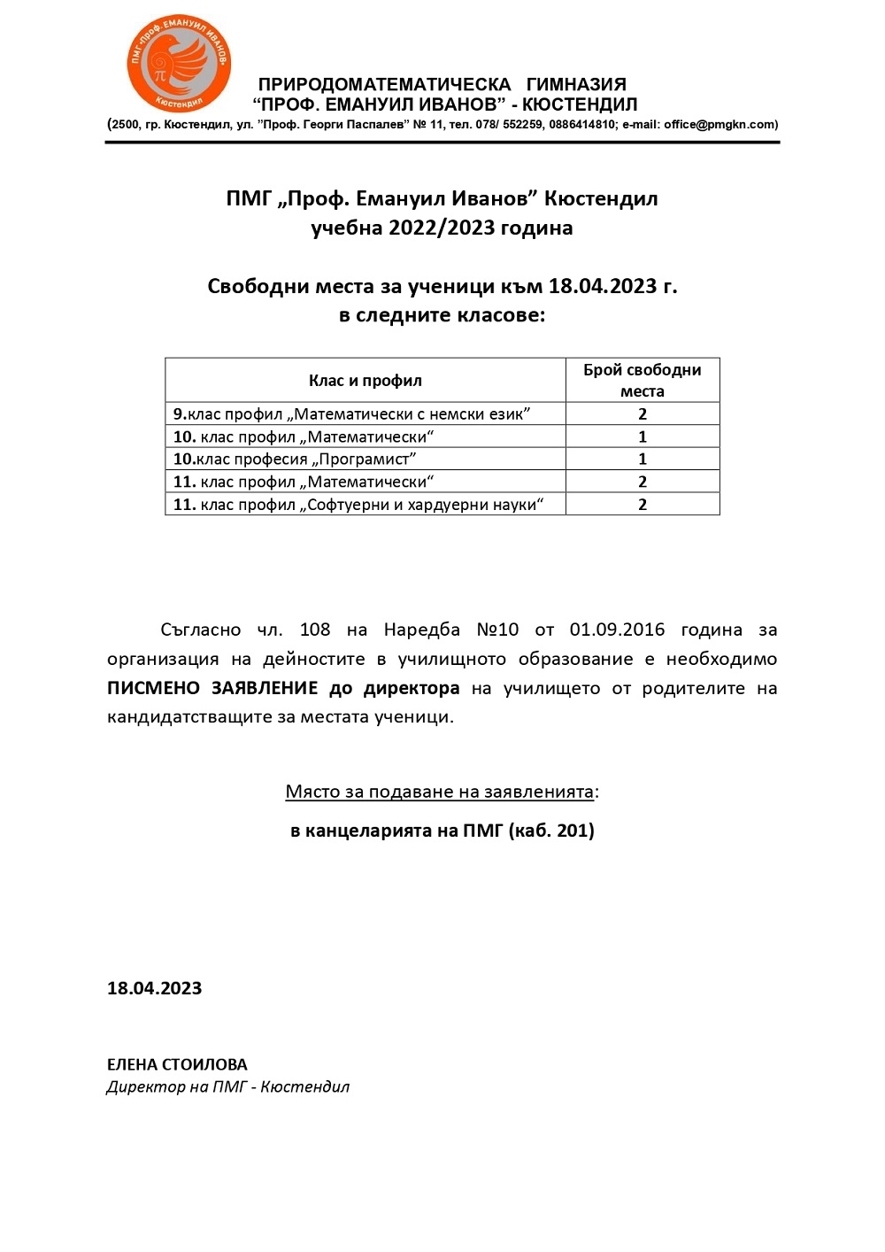 mesta 18.04.2023