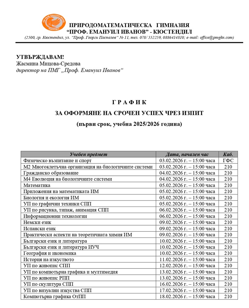 oformyane uspeh izpit I srok 26